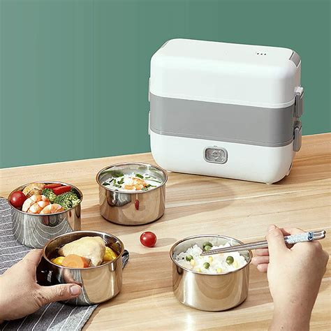 tiffin box with electric heater|electric tiffin box 2 containers.